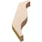 Ekena Millwork 3-inch W x 16-inch D x 22-inch H Funston Rough Cedar Woodgrain TimberThane Knee Brace, Primed BRCUR03X16X22FSTRCPR - alternate 6